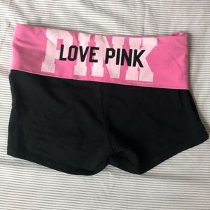 Pink Yoga Shorts